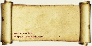 Isidora Ilkić vizit kartica